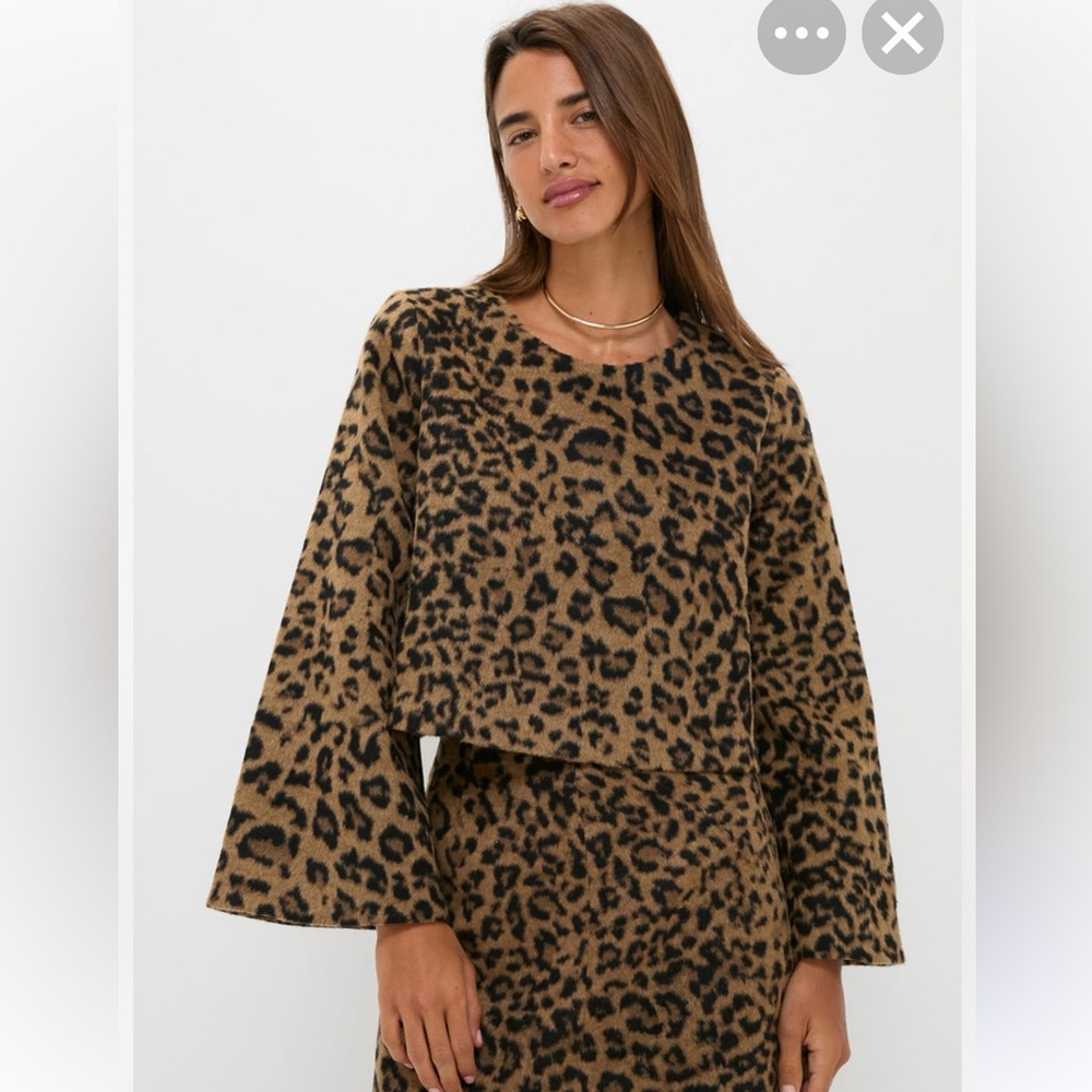 Tuckernuck Leopard Print Crop Top